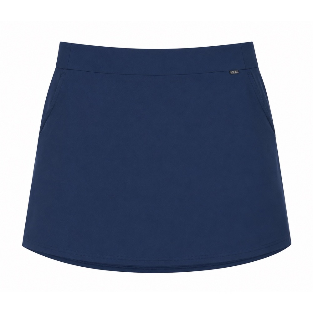 Greg Norman Golf Skort Navy Blue Stretch Athletic Skirt XL Pull On tennis preppy